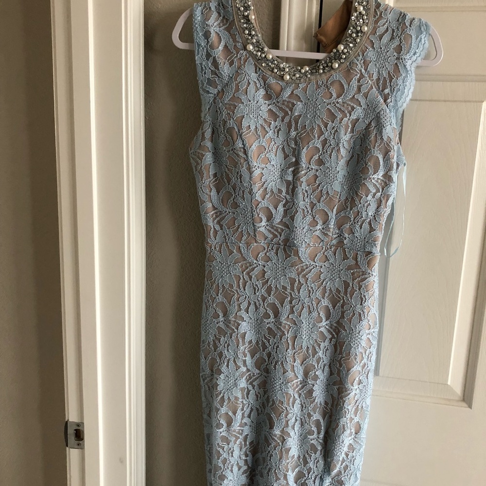 Blue formal/prom dress